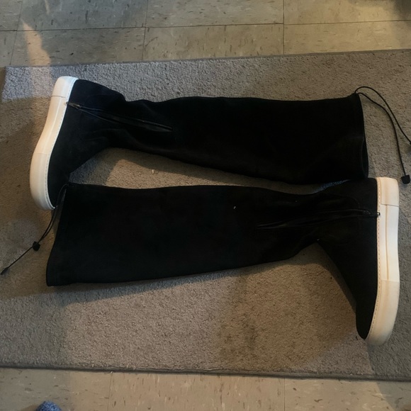 J/Slides Women’s Petra Over the Knee Suede Sneaker Boots - Picture 1 of 14